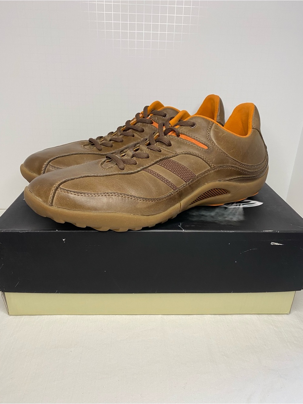 NWT - Geox U Cult A Smooth Leather Sneakers